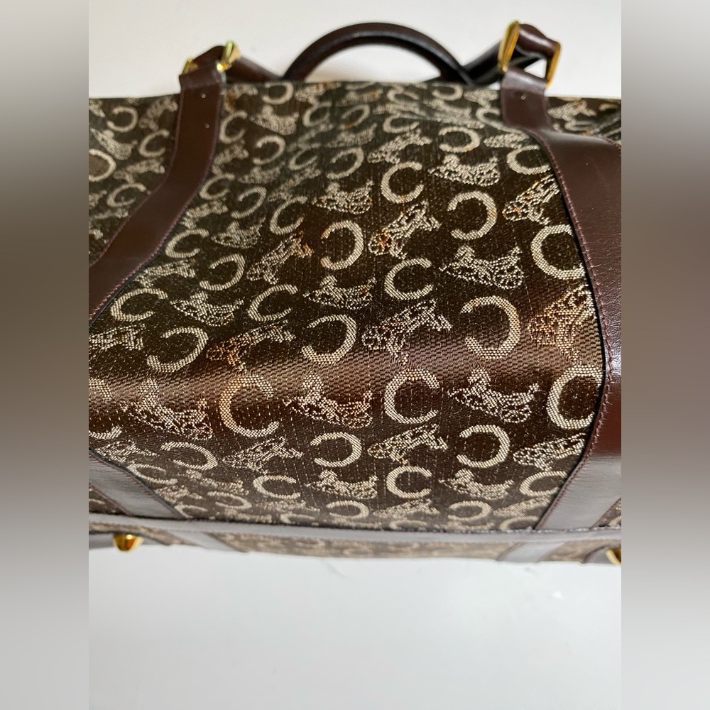 Celine C Sulky Boston Bag Canvas Women's Bag (LUX made in France) - Picture 6 of 14